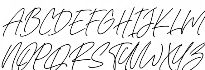 Rafaella Signature Italic Polices MAJUSCULES