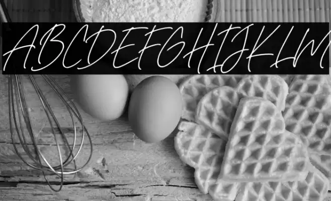 Rafaella Signature Italic Font examples