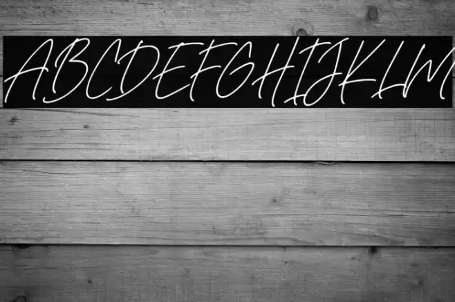 Rafaella Signature Italic Font examples