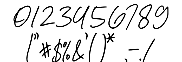 Rafaella Signature Font OTHER CHARS