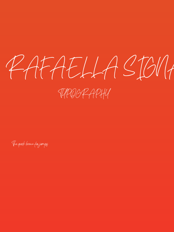 Rafaella Signature Poster