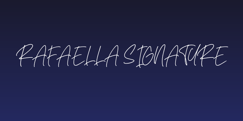 Rafaella Signature Social Header