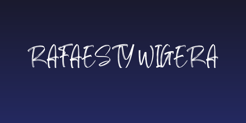 Rafaesty Wigera Social Header