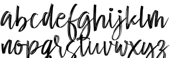 Rafaesty Wigera Font LOWERCASE
