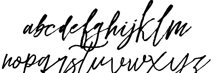 Rafailla Demo Font LOWERCASE