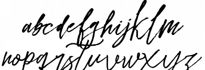 Rafailla Demo Font LOWERCASE