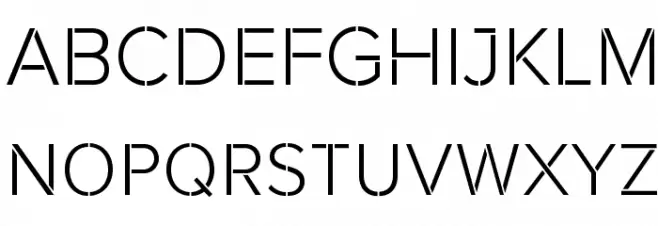 Rafale-BG Schriftart Groß