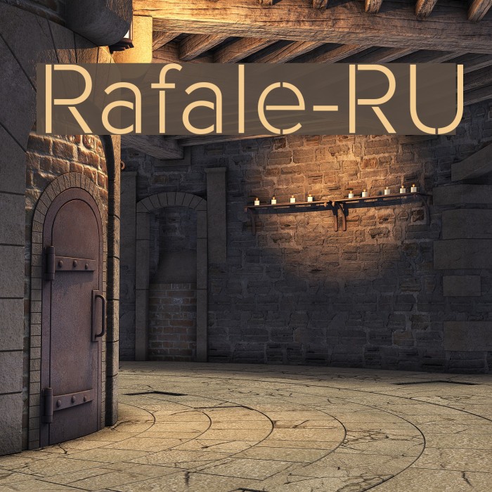 Rafale-RU Font examples