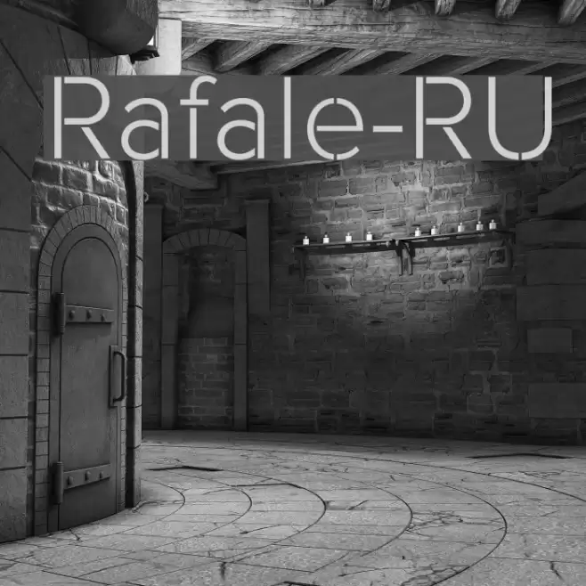 Rafale-RU Font examples