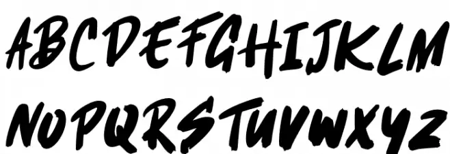 RafaleFREE Schriftart Groß