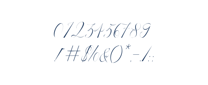 Rafalza Regular Other Characters