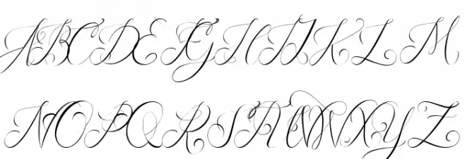 Rafalza Regular Font Litere mari