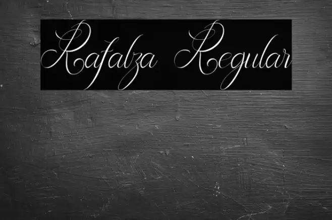 Rafalza Regular Font examples