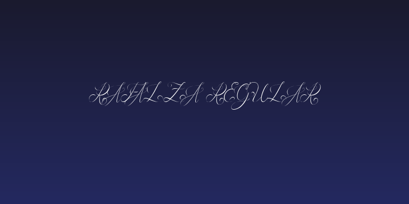 Rafalza Regular Social Header