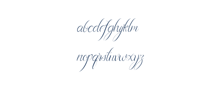 Rafalza Regular Lowercase