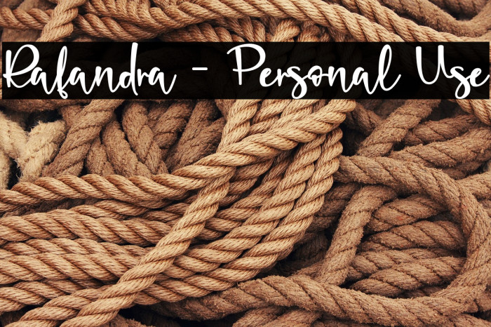 Rafandra - Personal Use Example 3