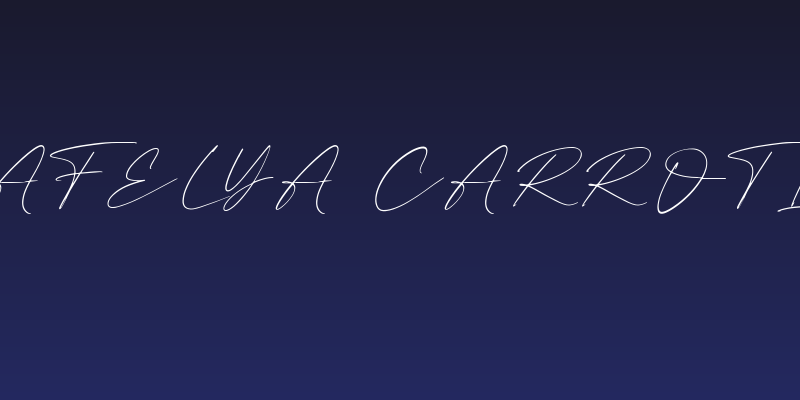 Rafelya Carrotin Social Header