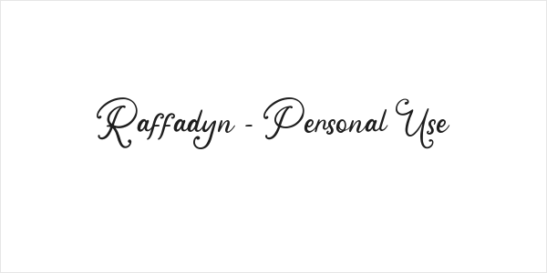Raffadyn - Personal Use Logo