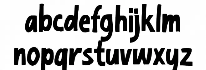 Rafferty Schriftart Kleinbuchstaben