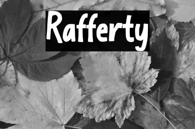 Rafferty Font examples