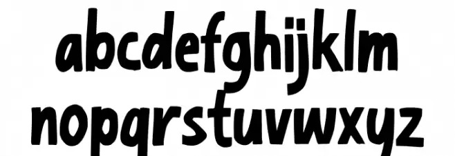 Rafferty Font LOWERCASE