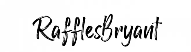 Raffles Bryant  Frei Schriftart Herunterladen