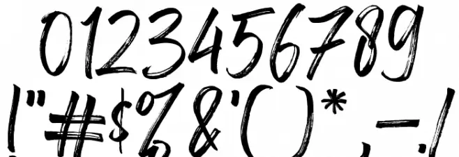 Raffles Bryant Font OTHER CHARS