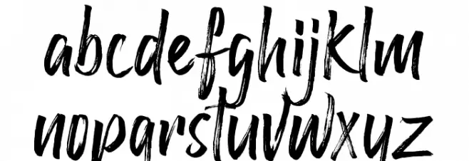 Raffles Bryant Font LOWERCASE
