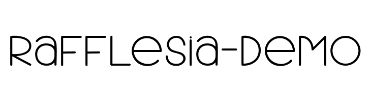 Rafflesia-Demo  font caratteri gratis