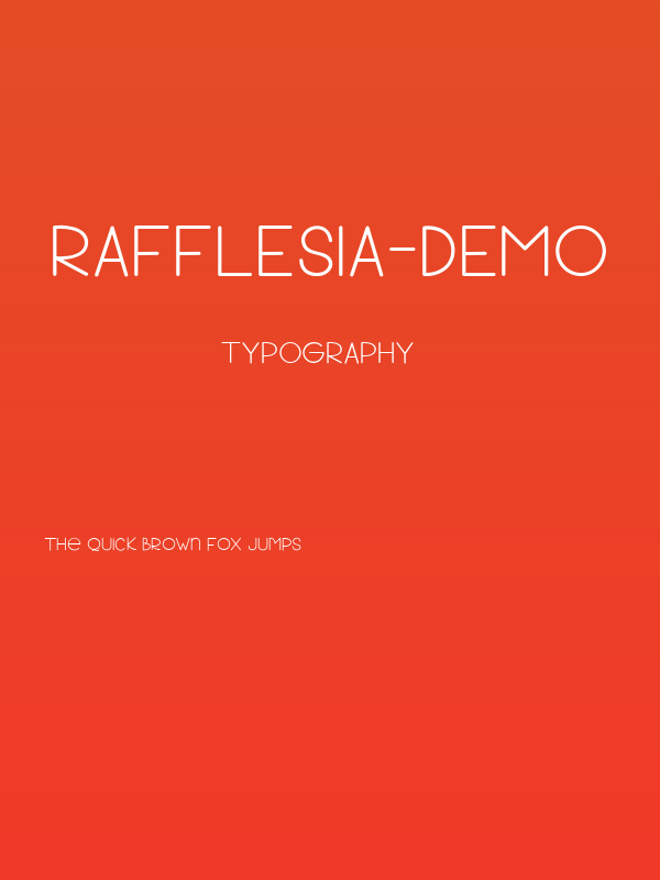 Rafflesia-Demo Poster