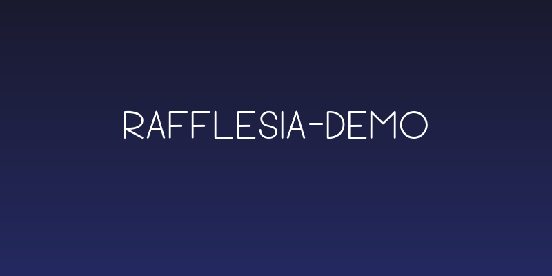 Rafflesia-Demo Social Header