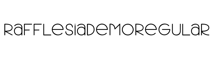RafflesiaDemoRegular  Free Fonts Download
