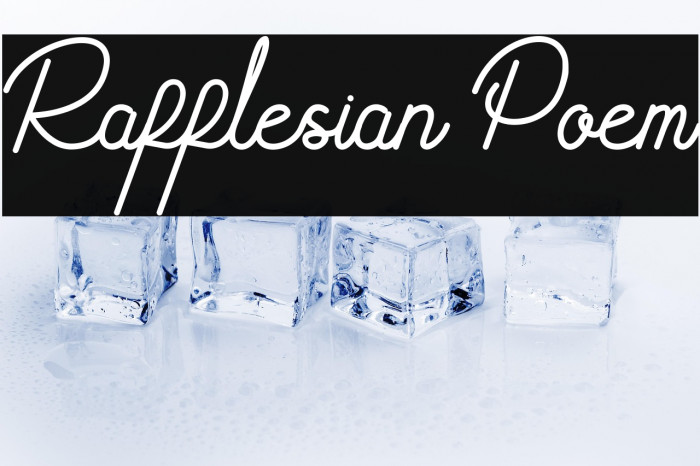 Rafflesian Poem Example 2