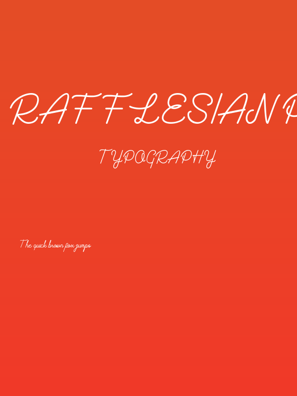 Rafflesian Poem Poster