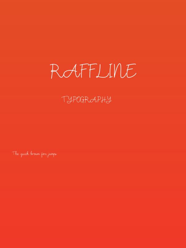 Raffline Poster