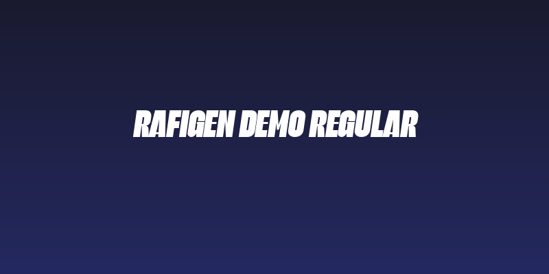 Rafigen Demo Regular Social Header