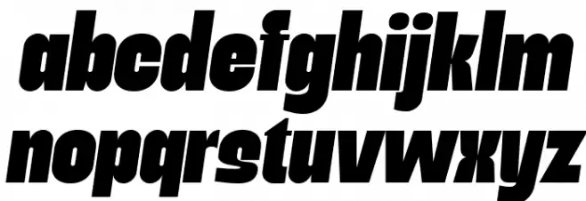 Rafigen Demo Regular Schriftart Kleinbuchstaben