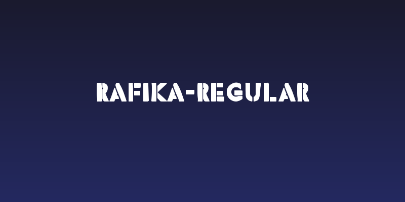 Rafika-Regular Social Header