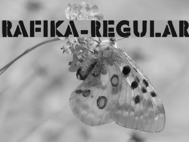 Rafika-Regular Font examples
