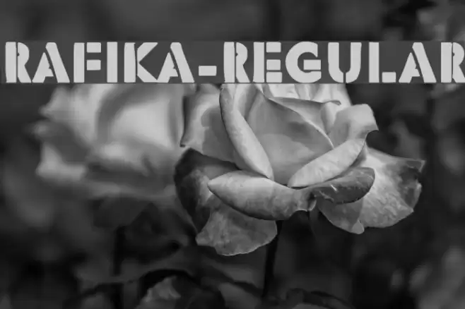 Rafika-Regular Font examples