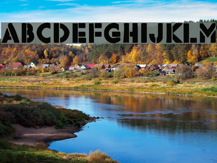 Rafika Font examples