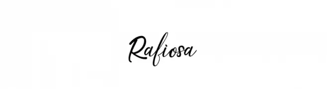 Rafiosa  Frei Schriftart Herunterladen