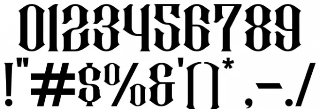 Rafiquell Font OTHER CHARS