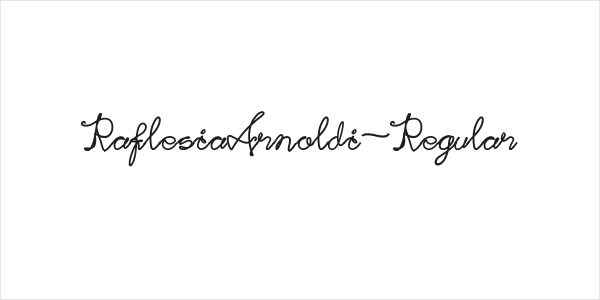 RaflesiaArnoldi-Regular Logo