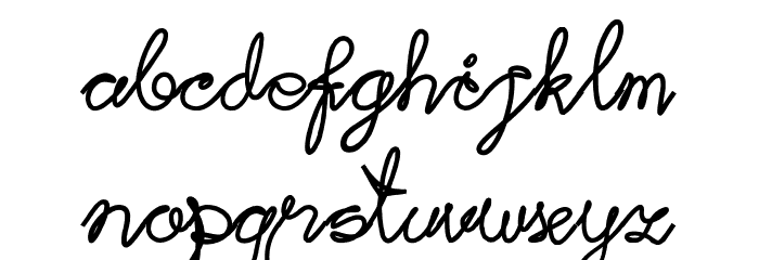 RaflesiaArnoldi-Regular Font LOWERCASE