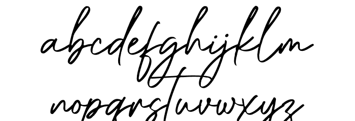 Raflessia Font LOWERCASE