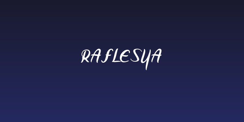 Raflesya Social Header