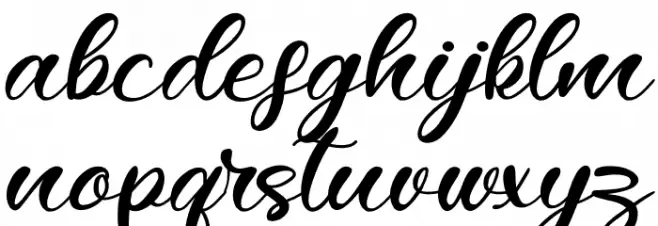 Raflesya Font Litere mici