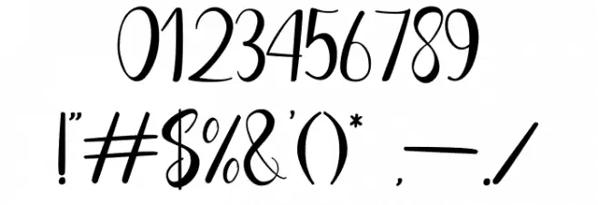 Raflist Font OTHER CHARS