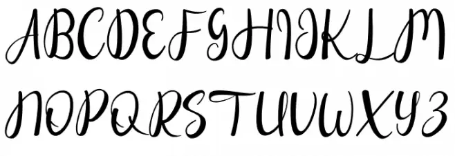 Raflist Font Litere mari